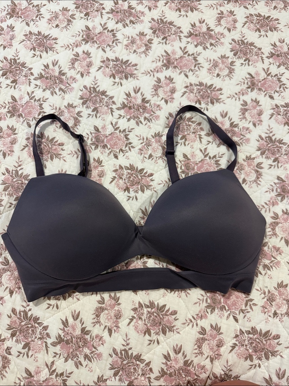 Victoria's Secret Smooth Padded Bra in Charcoal purple